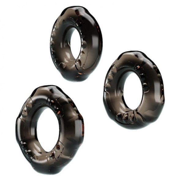 BAILE - YVONNE Cock Rings (Full Set 3 Pieces)